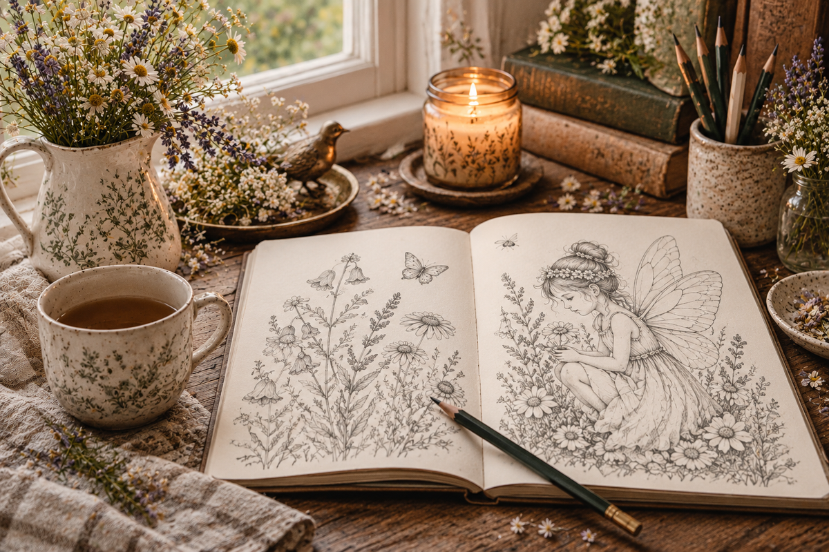 A Little World to Colour - The Story Behind Fairyland: The Garden of Fairies