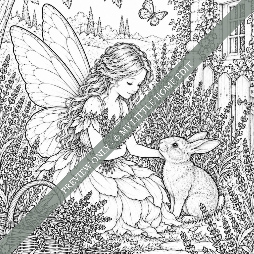 Fairyland: A Secret Garden of Fairies Colouring Book