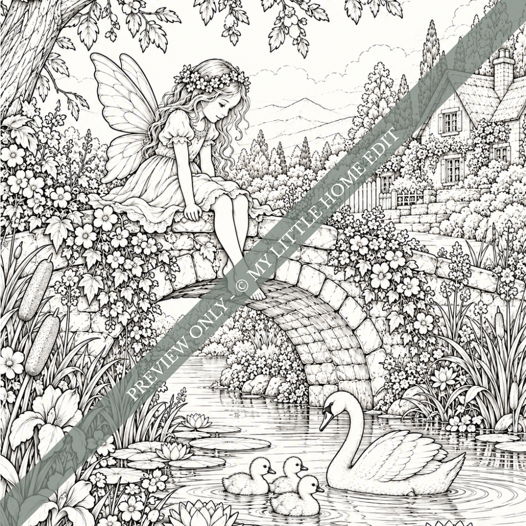 Fairyland: A Secret Garden of Fairies Colouring Book